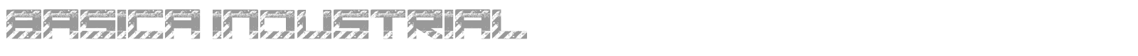 Basica Industrial font preview